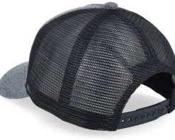 Swedish Lappland Landscape Terry Grey/Black A-frame Trucker - Wild Spirit