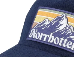 Swedish Norrbotten Landscape Terry Navy/Black A-Frame Trucker - Wild Spirit