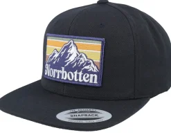 Swedish Norrbotten Landscape Black Snapback - Wild Spirit