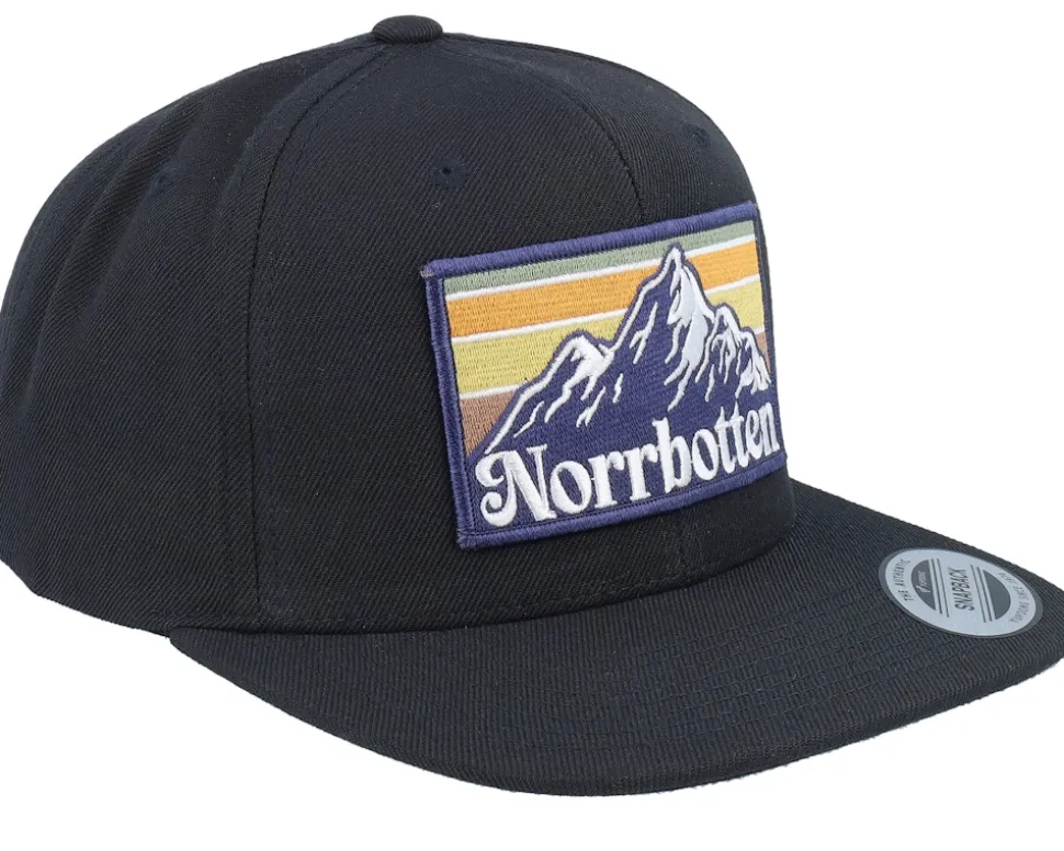 Swedish Norrbotten Landscape Black Snapback - Wild Spirit