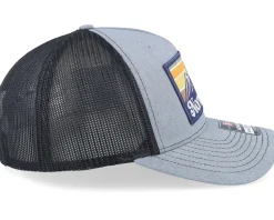 Swedish Norrbotten Landscape Heather Grey/Black A-Frame Trucker - Wild Spirit