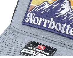 Swedish Norrbotten Landscape Heather Grey/Black A-Frame Trucker - Wild Spirit