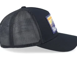 Swedish Norrbotten Landscape Black A-Frame Trucker - Wild Spirit
