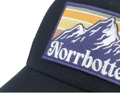 Swedish Norrbotten Landscape Black A-Frame Trucker - Wild Spirit