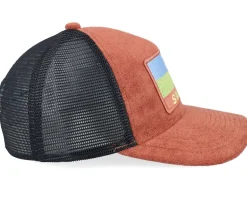 Swedish Skåne Landscape Rusty/Black A-Frame Trucker - Wild Spirit