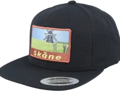 Swedish Skåne Landscape Rusty/Black A-Frame Trucker - Wild Spirit
