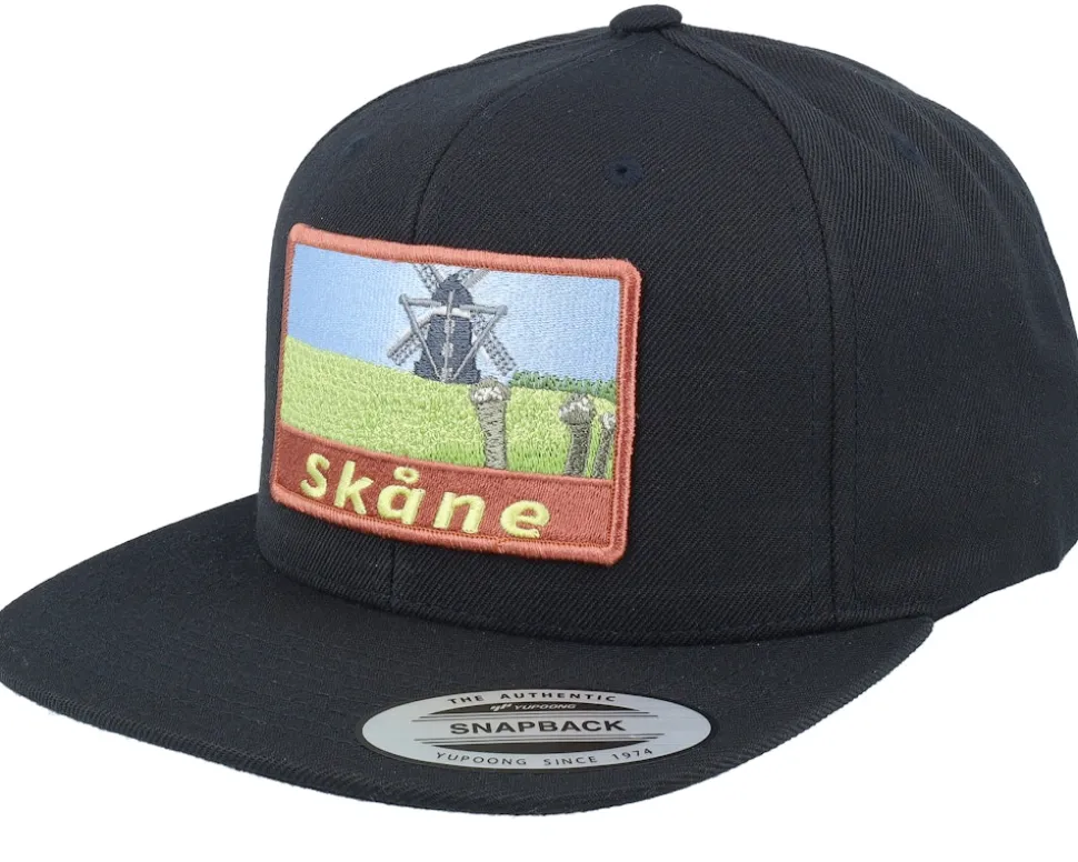 Swedish Skåne Landscape Rusty/Black A-Frame Trucker - Wild Spirit