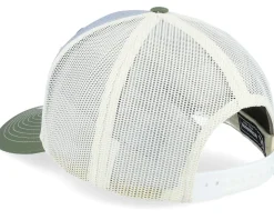 Swedish Småland Landscape Patch Grey/Birch/Olive A-Frame Trucker - Wild Spirit