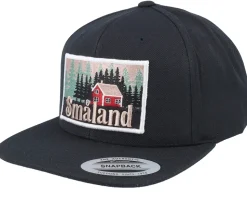 Swedish Småland Landscape Patch Grey/Birch/Olive A-Frame Trucker - Wild Spirit