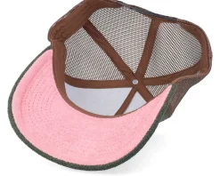 Swedish Småland Landscape Terry Green/Brown A-Frame Trucker - Wild Spirit