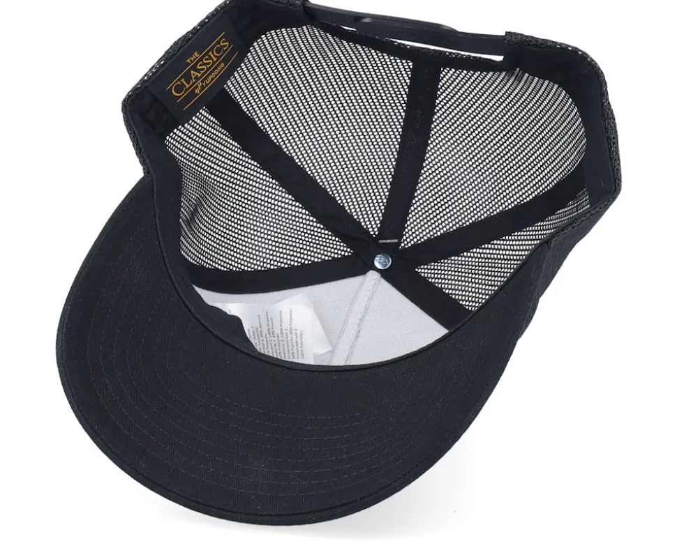 Swedish Småland Landscape Patch Black A-Frame Trucker - Wild Spirit