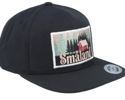 Swedish Småland Landscape Patch Black Snapback - Wild Spirit