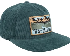 Swedish Värmland Landscape Green Snapback - Wild Spirit