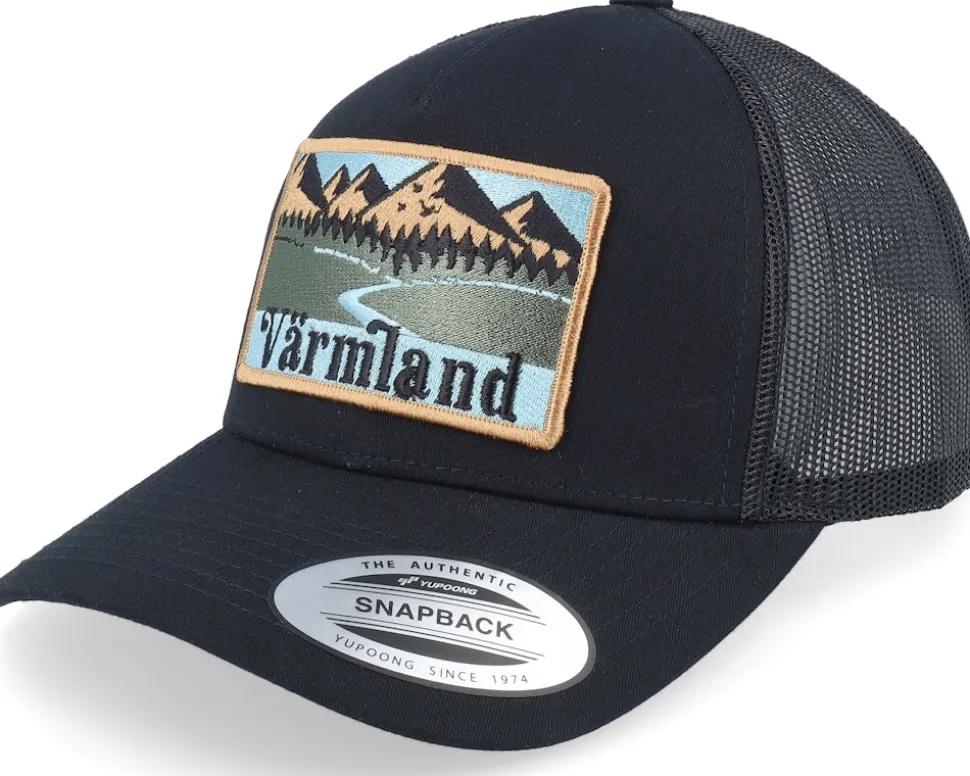 Swedish Värmland Landscape Green Snapback - Wild Spirit