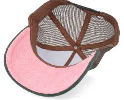 Swedish Värmland Landscape Terry Green/Brown A-Frame Trucker - Wild Spirit