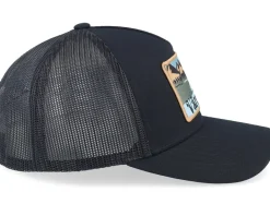 Swedish Värmland Landscape Black Trucker - Wild Spirit