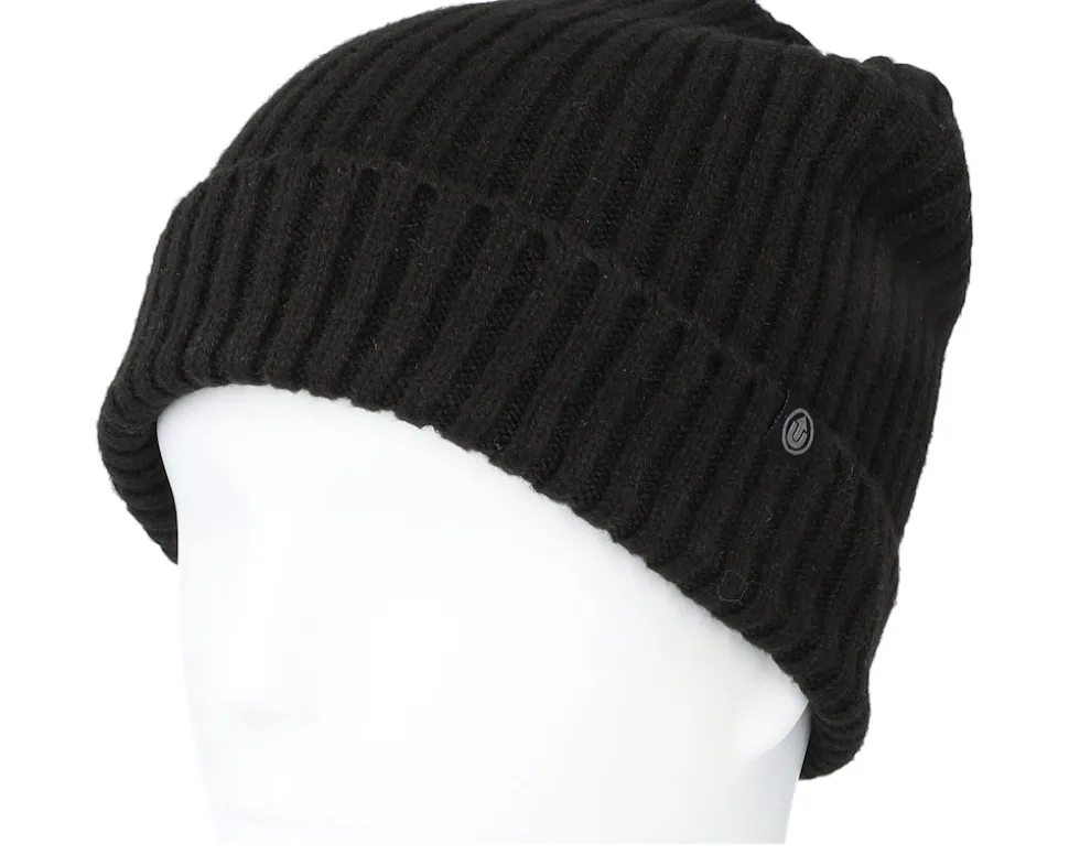 Sweep 2.0 Rib Beanie Color Black Cuff - Upfront