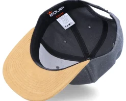 Switzerland Map Patch Dark Heather Grey/Suede Snapback - Iconic