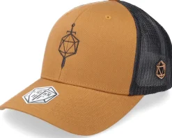 Sword D20 Dice Caramel/Black Trucker - Critiql Hit