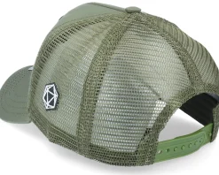 Sword Shield Dice Patch Olive Trucker - Critiql Hit