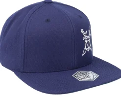 Swords And Dice D20 Navy Snapback - Critiql Hit
