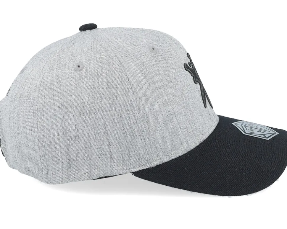 Swords Crossed 110 Flexfit Grey/Black Adjustable - Critiql Hit