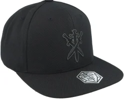 Swords Crossed Black Snapback - Critiql Hit