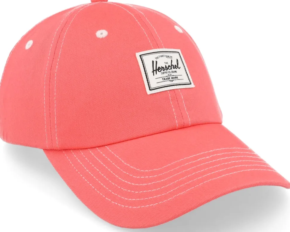 Sylas Classic Calypso Coral/White Dad Cap - Herschel