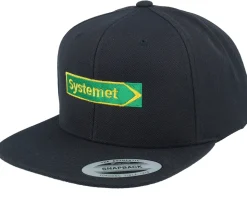 Systemet Road Sign Black Snapback - Iconic
