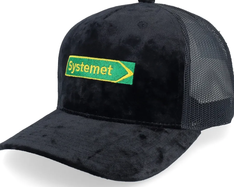 Systemet Road Sign Velvet Black Trucker - Iconic