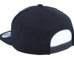 T Letter 3D Black Snapback - Iconic