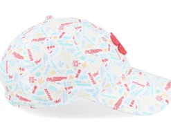 Tagger 2 White/Paradise Pink Dad Cap - Black Clover