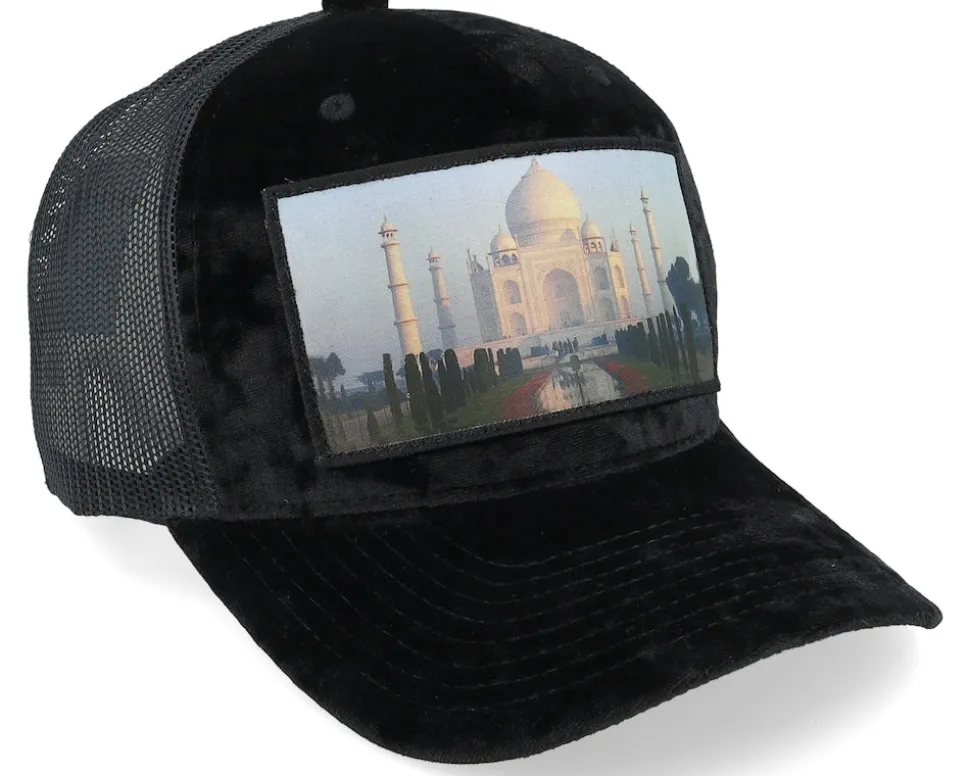 Taj Mahal Velvet Black A-frame Trucker - Calza Pennello