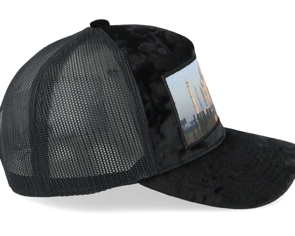 Taj Mahal Velvet Black A-frame Trucker - Calza Pennello