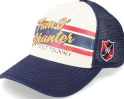 Tam O'shanter Sinclair 19Th Hole Golf Navy Ivory Trucker - American Needle