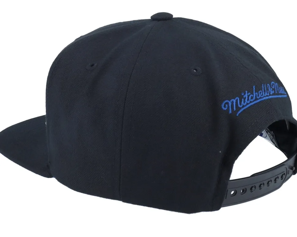 Tampa Bay Lightning Big Face 7.0 Black Snapback - Mitchell & Ness
