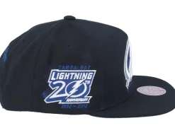Tampa Bay Lightning Big Face 7.0 Black Snapback - Mitchell & Ness
