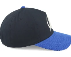 Tampa Bay Lightning Burnett Black/Blue Corduroy A-frame Adjustable - American Needle