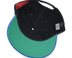 Tampa Bay Lightning Burnett Black/Blue Corduroy A-frame Adjustable - American Needle