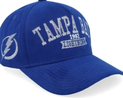 Tampa Bay Lightning Shady Suede Pro Navy A-frame Adjustable - Mitchell & Ness