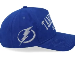 Tampa Bay Lightning Shady Suede Pro Navy A-frame Adjustable - Mitchell & Ness