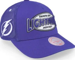 Tampa Bay Lightning Team Seal Blue Trucker - Mitchell & Ness