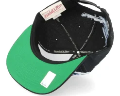 Tampa Bay Lightning Vintage Paintbrush Black Snapback - Mitchell & Ness