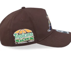 Tampa Bay Rays Coops Dua Sure Shot Mvp Dt Brown Adjustable - 47 Brand