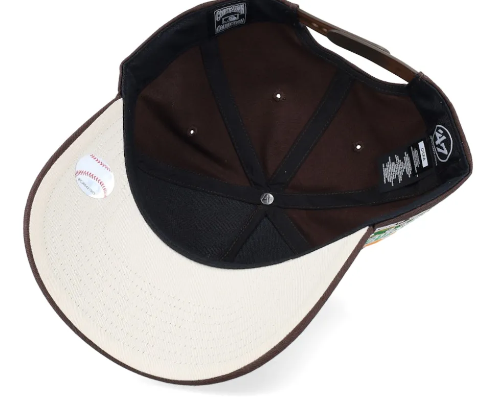 Tampa Bay Rays Coops Dua Sure Shot Mvp Dt Brown Adjustable - 47 Brand