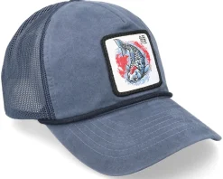 Tancho Koi Fish 939 Bachelor Indigo/Navy Trucker - Yapan