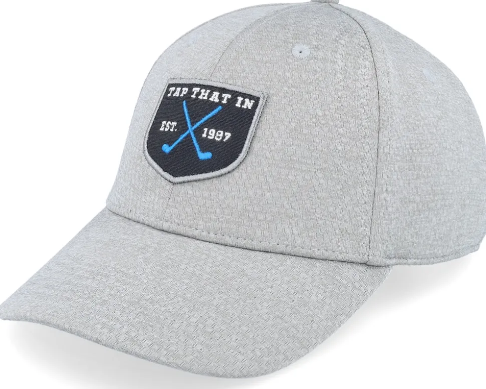 Tap In Hat Grey Three Melange Grey Adjustable - Adidas