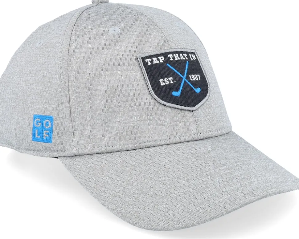 Tap In Hat Grey Three Melange Grey Adjustable - Adidas