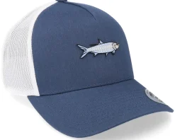 Tarpon Fish Navy/White A-Frame Trucker - Skillfish