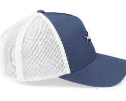 Tarpon Fish Navy/White A-Frame Trucker - Skillfish